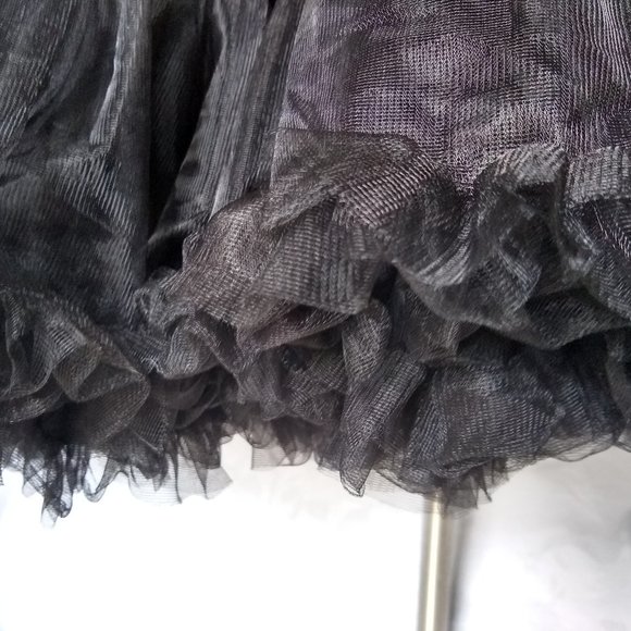 NWOT Black long retro petticoat (Hell Bunny) - Picture 3 of 8